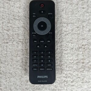 Philips DVD Player Remote Control 2422 549 01929 Black Handheld Controller